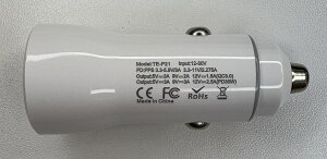 �[�d�p �J�[�`���[�W���[ �[�d�� USB Type-A��Type-C 2�|�[�g 48W �V�K�[���C�^�[�\�P�b�g ���^�y�� �d�� iPhone ANDOROID�vPD QC�Ή� (�z���C�g)