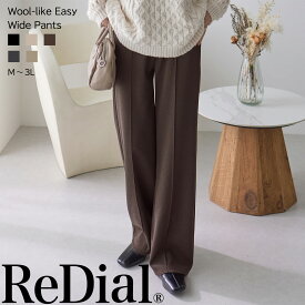 【11/19(水)12時まで2998円！】 『ほどよいワイド』 ボトムス レディース パンツ ワイドパンツ ワイド ストレート トレンド 30代 40代 50代 秋 秋冬 人気 カジュアル きれいめ 秋服 2025秋 大きいサイズ ゆったり ゆる ストレッチ 黒 ピンタック ra60348