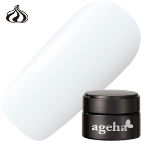 アゲハジェル ageha Gel クリームアートジェル2.7g ホワイト【ネコポス対応】【マット 特殊 ホワイト/ジェルネイル/カラージェル】