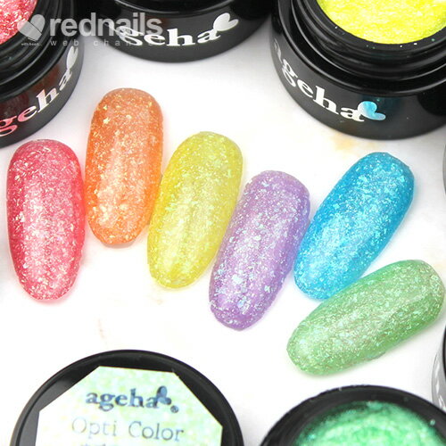 楽天市場 アゲハジェル Ageha Gel ソルベシリーズ オプティカラー2 7g 4 04 キウイソルベ ネコポス カラージェル グリッター シアー C Dネイリスト情報 コスメ ドラッグny コスメ ドラッグｎｙ