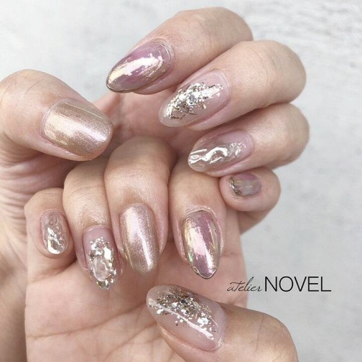 楽天市場 アトリエ ノヴェル Atelier Novel 1301 シャンパンゴールドパリン メール便 ネコポス 対応 ネイルパーツ ラメ グリッター ホロ コスメ ドラッグｎｙ