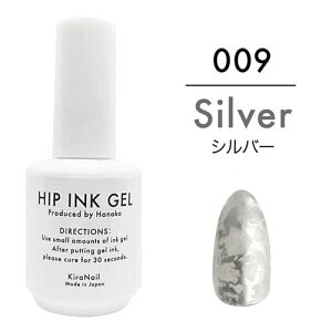 �W�F���l�C�� �J���[�W�F�� �L���l�C�� Kira Nail Hanako�v���f���[�X �q�b�v�C���N�W�F��10ml 009 �V���o�[ �W�F������ �W�F���l�C���A�[�g�C���N