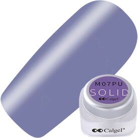 カルジェル Calgel 【シックチョイス/アクセント】カラーカルジェルプラス2.5g CGM07PU グレイッシュライラック【お取り寄せ】【ネコポス】【カラージェル/マット】