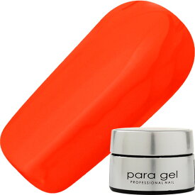 パラジェル para gel カラージェル4g M007 オレンジ【お取り寄せ】【ネコポス対応】【ジェルネイル/カラージェル/マット】