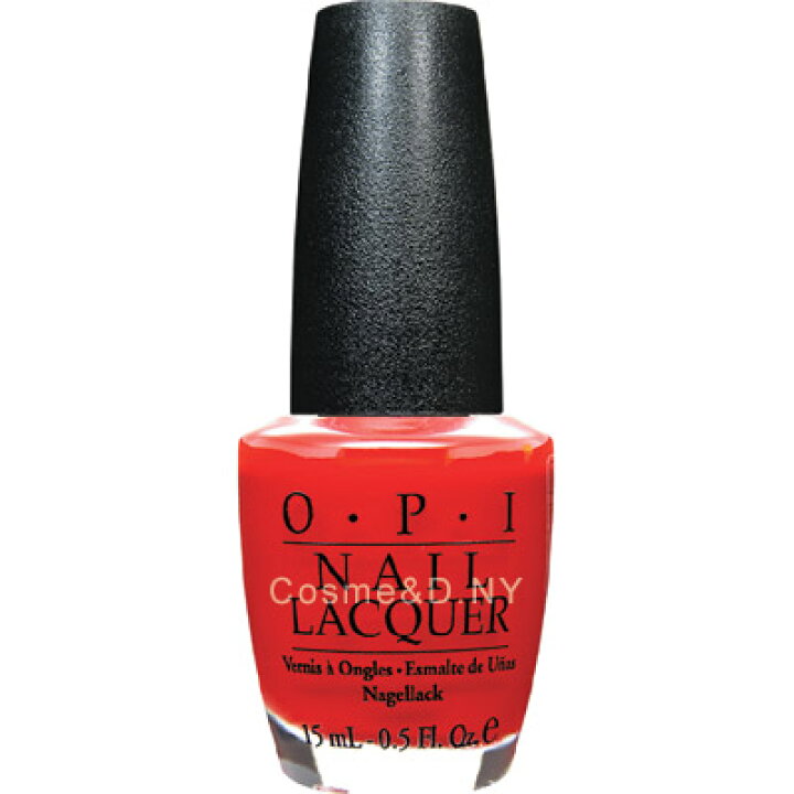 【ネイル検定応援商品】【ジェル検定応援商品】オーピーアイ OPI ネイルラッカーN25【検定対応】【赤ポリッシュ カラーポリッシュ /マニキュア】ネイルカラー ネイルポリッシュ セルフネイル ペディキュア フットネイル ネイルsp17 コスメ＆ドラッグＮＹ