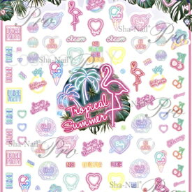 楽天市場 ネイルシール ネオンの通販