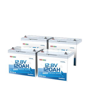 �y����N�[�|���z�z�����V���i�zRedodo 12V 120Ah �O���[�v24 �����_�S���`�E���C�I���o�b�e���[ Bluetooth�@�\�t�� �ቷ�ی� 1536Wh 120A BMS���� �y�ʏ��^LiFePO4 4000��ȏ�T�C�N�� �L�����s���O�J�[ 