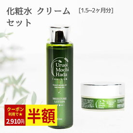 【クーポンで2,910円！11日迄】 化粧水 ＆ クリーム 2点 セット うるおいもち肌 保湿化粧水 150ml 保湿クリーム 30g ナイトクリーム 無添加 キメ エイジング プレゼント 化粧品 基礎化粧品 セット スキンケア スキンケアセット コスメ ギフト 誕生日 50代 60代 70代 母の日