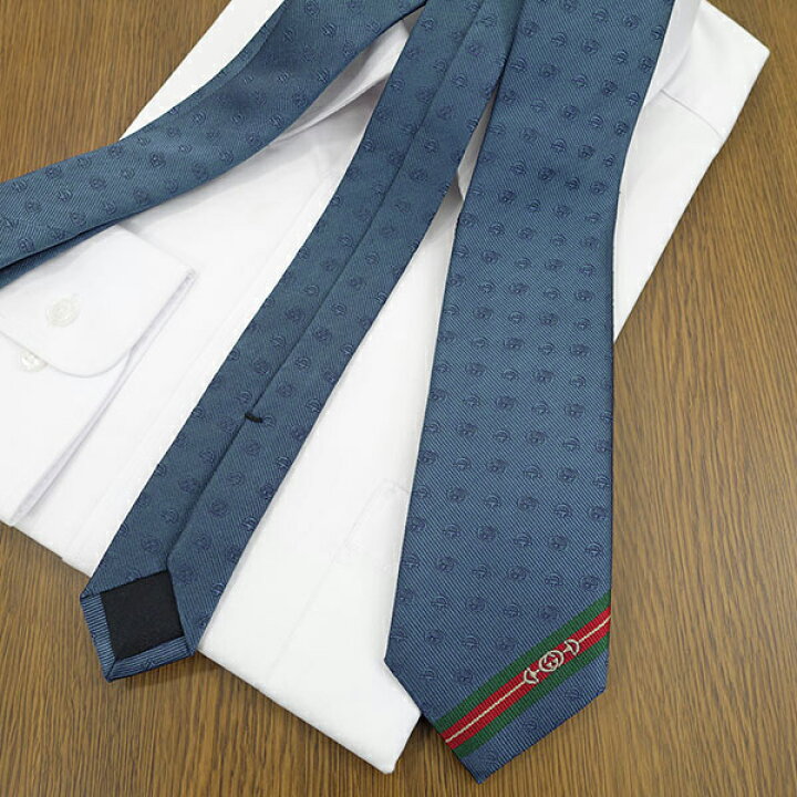 楽天市場】グッチ ネクタイ GUCCI ブルー (7.5cm) WEPPY 624057-4969 