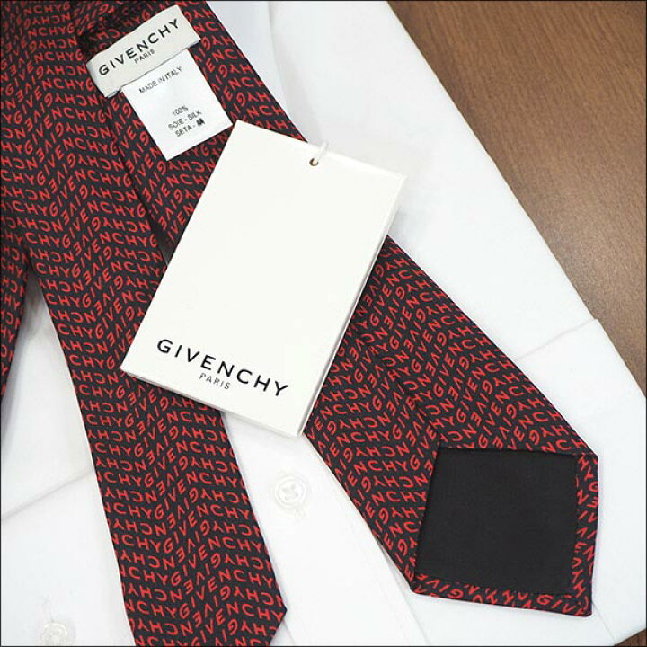 楽天市場】ジバンシー ナローネクタイ GIVENCHY GIV73 ブラック/レッド 