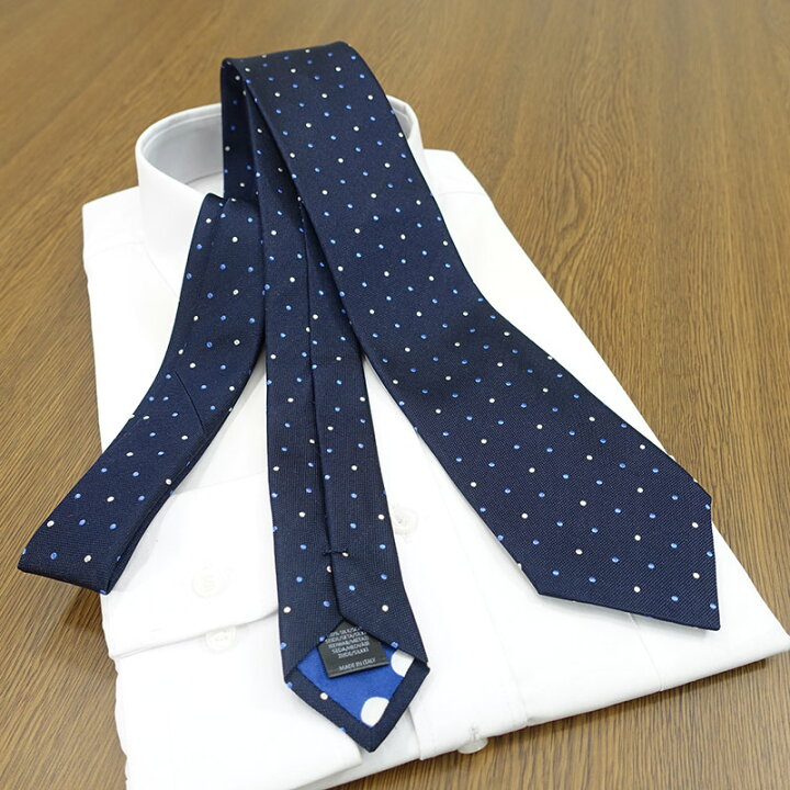 楽天市場】ポールスミス ネクタイ Paul Smith PS42 ドット ネイビー 