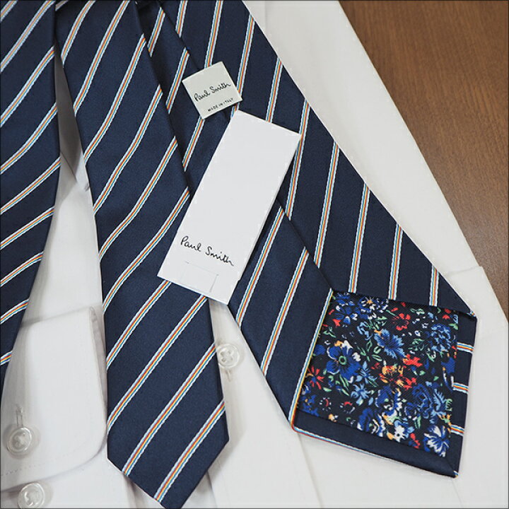 楽天市場 ポールスミス ネクタイ Ps60ストライプ Glu14 47 ネイビー マルチカラー 8cm幅 Paul Smith ポールスミスネクタイ ネクタイ ブランド クリスマス バースデー バレンタイン ギフト プレゼント ラッピング無料 送料無料 ｒｅｄ ｒｏｓｅ