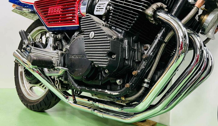 楽天市場】REDSTAGE CBX400F 猪武者ブレット管 第二章 鉄素地 メッキ 