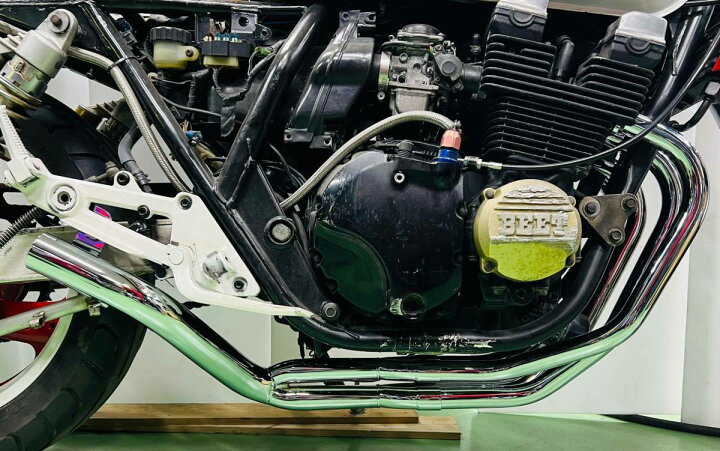 楽天市場】REDSTAGE XJR400 猪武者ブレット管 第二章 鉄素地 メッキ 