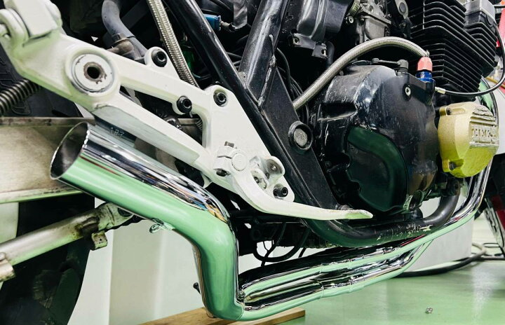楽天市場】REDSTAGE XJR400 猪武者ブレット管 第二章 鉄素地 メッキ 