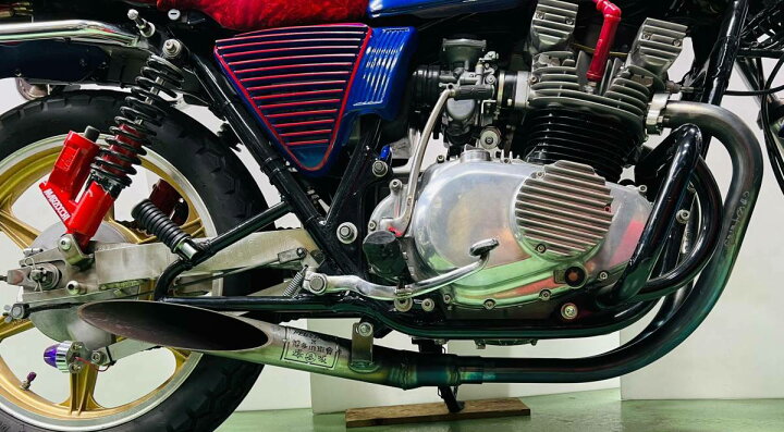 楽天市場】REDSTAGE GS400 番長コラボ オリジナル マフラー 爆吸管 