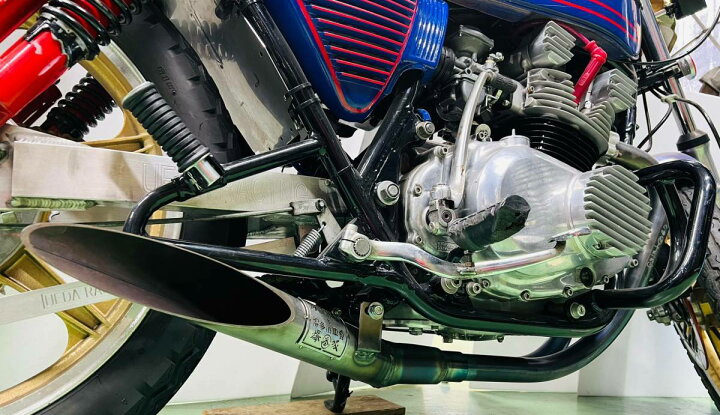 楽天市場】REDSTAGE GS400 番長コラボ オリジナル マフラー 爆吸管 