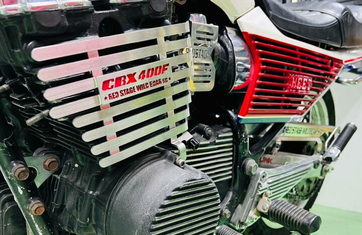 楽天市場】REDSTAGE オリジナル CBX400F フィンカバー 鏡面ステンレス 