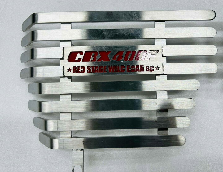 楽天市場】REDSTAGE オリジナル CBX400F フィンカバー 鏡面ステンレス 