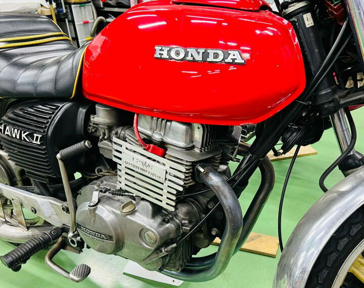 楽天市場】REDSTAGE ホーク400 450cc オリジナル エンジンフィンカバー 