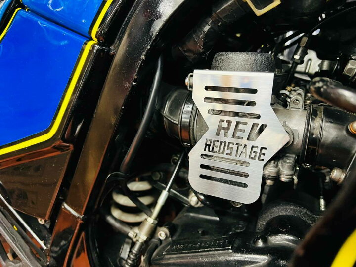 楽天市場】REDSTAGE オリジナル キャブカバー CBR400F 鏡面ステンレス 