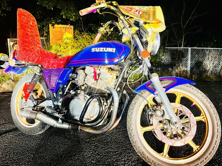 楽天市場】REDSTAGE GS400 猪管STREET ショート管タイプ オリジナル 