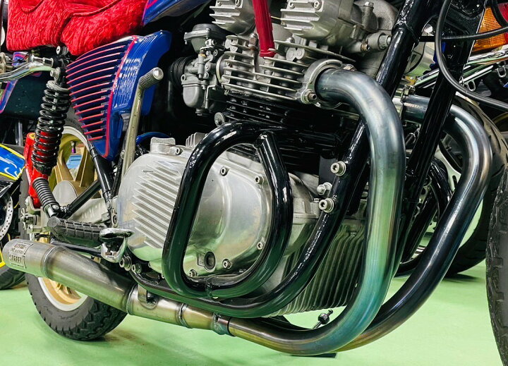 楽天市場】REDSTAGE GS400 猪管STREET ショート管タイプ オリジナル 