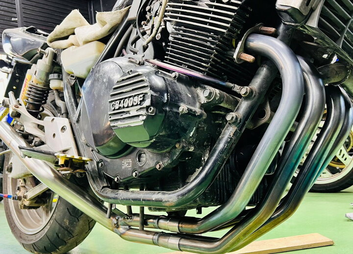 楽天市場】REDSTAGE CB400SF NC39 飛燕 4-2-1 オリジナルマフラー 無地 