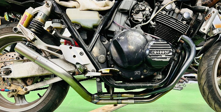 楽天市場】REDSTAGE CB400SF NC39 飛燕 4-2-1 オリジナルマフラー 無地 