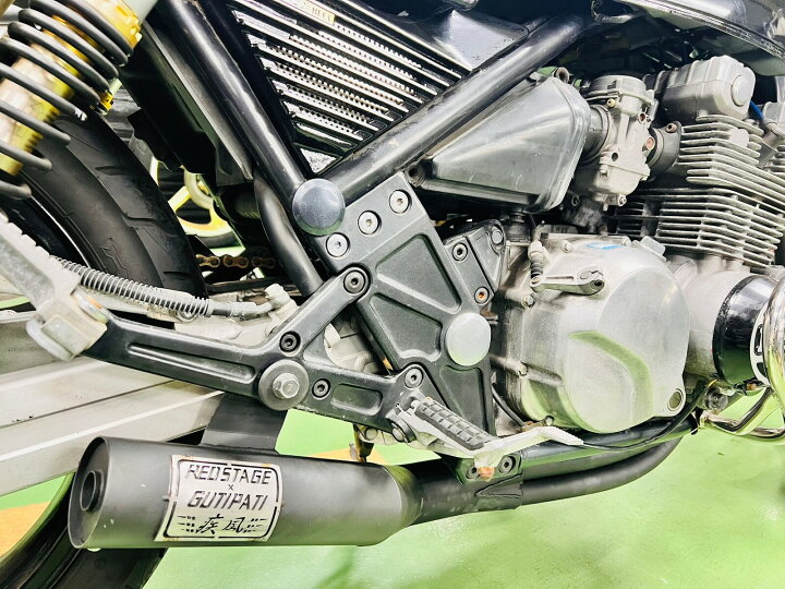 楽天市場】REDSTAGE zephyr400 χ 手曲げ 集合管 ショート管 疾風 