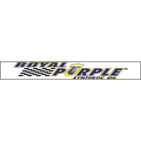 【正規輸入】　ロイヤルパープル　ステッカーフロントウインドウ用　ROYAL PURPLE WINDSHIELD STICKER - WHITE