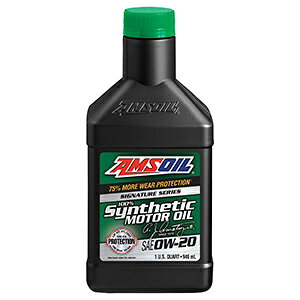 �y���K�A�����i�zAMSOIL�@�V�O�l�[�`���[�V���[�Y�I�C���iSignature Series Synthetic Motor Oil�j�@0W20 1qt �{�g��