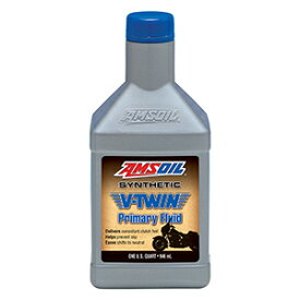 【正規輸入商品】AMSOIL　VTWIN　Primary Fluid（VTWIN　MotorCycle OIl）　 1qt ボトル