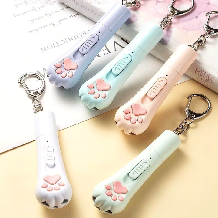 楽天市場】キャット レーザーポインター 4カラー ホワイト ピンク