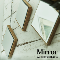 楽天市場】ひし形 鏡の通販