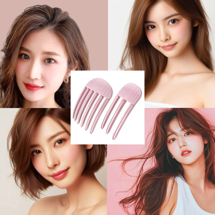 〆プラスチック レイヤード ヘア クリップ 前髪 セクショニング クリップ 2 ◎ プラスチック レイヤード ヘア クリップ 前髪 セクショニング