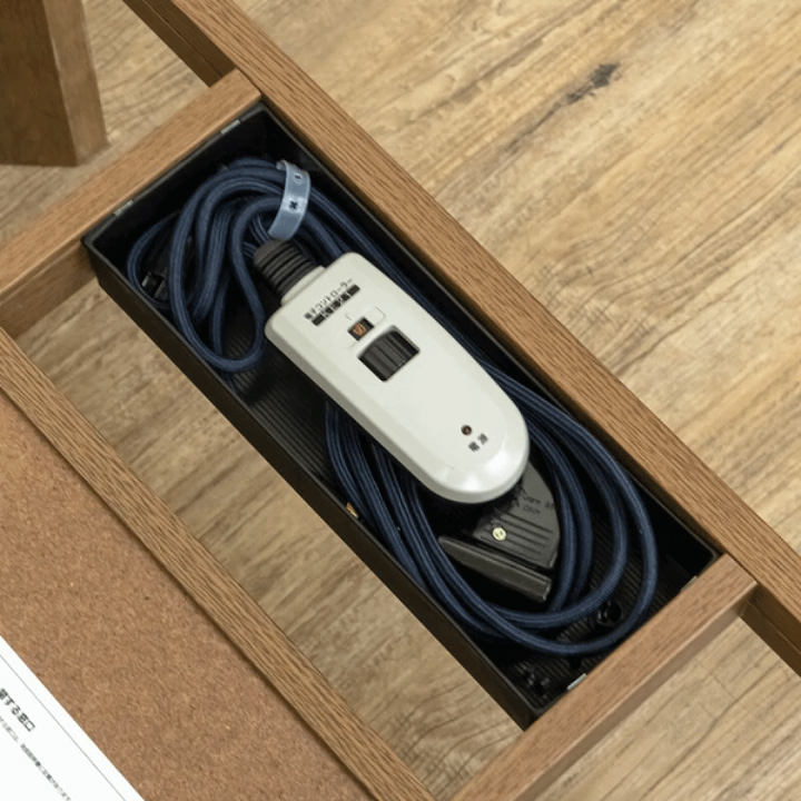 送料無料】コタツ 継脚式 手元コントローラー 木目調 ブラウン 天然木