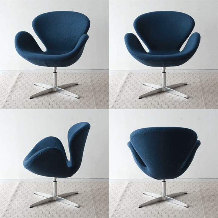 楽天市場】スワンチェア 選べる8色 ブルー レッド グリーン ベージュ