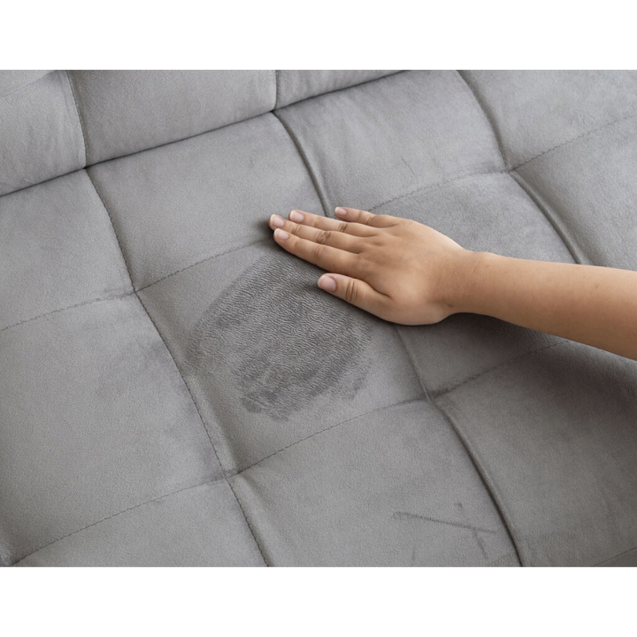 【2点set☆8末まで】Lillianベロアソファライトベージュ 2点セット】Lillian ベロアソファ | インテリア家具の卸・仕入れ