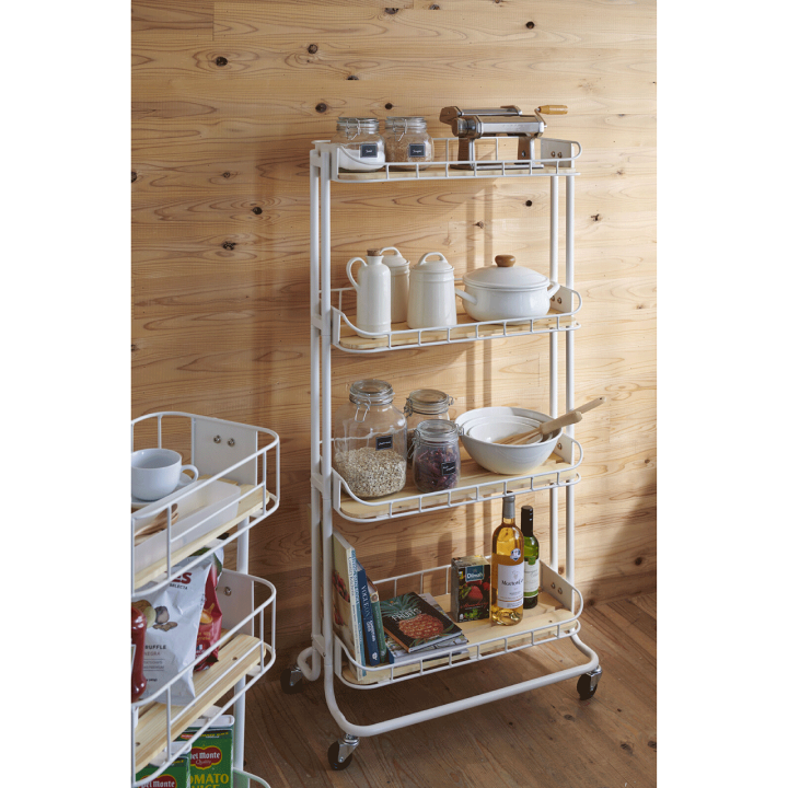 楽天市場】【Mash】BYケージ ラック 4段 2カラー ブラック ホワイト