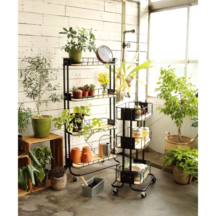 【Mash】BYケージ ラック　ブラック Mash】 ビーワイケージ キッチンラック(ブラック): Mash（マッシュ