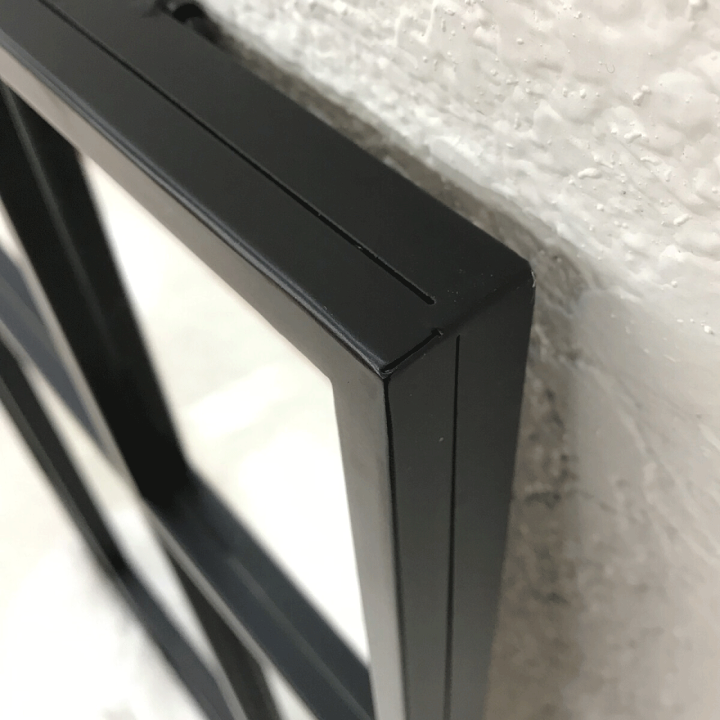 楽天市場】壁掛けミラー 70×110cm ウォールミラー ブラック アイアン