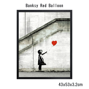 _9/25()23:59܂5ItN[|E10{PAbv^A[gt[@oNV[ Banksy Red Balloon 43x53x3.2cm A[g|X^[ bho[ Xg[gA[eBXg L ǉ  k Ǌ|