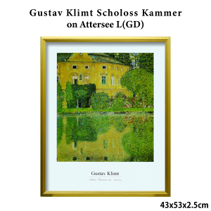 _{[̂XSi10{|CgAbvI^Gustav Klimt Scholoss Kammer on Attersee L(GD) 43x53x2.5cm OX^tENg A[Ek[{[ i  ے` A[g|X^[ A[gt