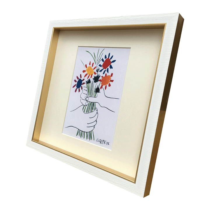 楽天市場】アートフレーム パブロ・ピカソ Pablo Picasso 花束 22.3x22