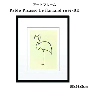 A[gt[ puEsJ\ Pablo Picasso Le flamand rose-BK 53x63x3cm |X^[ A[gplt[ z t[ pl   rO Q  