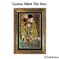 楽天市場】クリムト 絵画 キス（インテリア・寝具・収納）の通販
