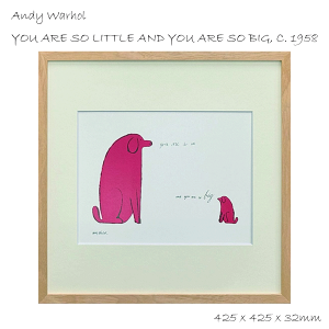 �_�}���\����2/5(��)23:59�܂�10���I�t�N�[�|���E2�{P�A�b�v�I�^Andy Warhol YOU ARE SO LITTLE AND YOU ARE SO BIG, C. 1958 �O��425x425x32mm 1000g �A���f�B�E�E�H�[�z�� �|�b�v�E�A�[�g ���� �A�[�g �A�[�g�p�l�� 
