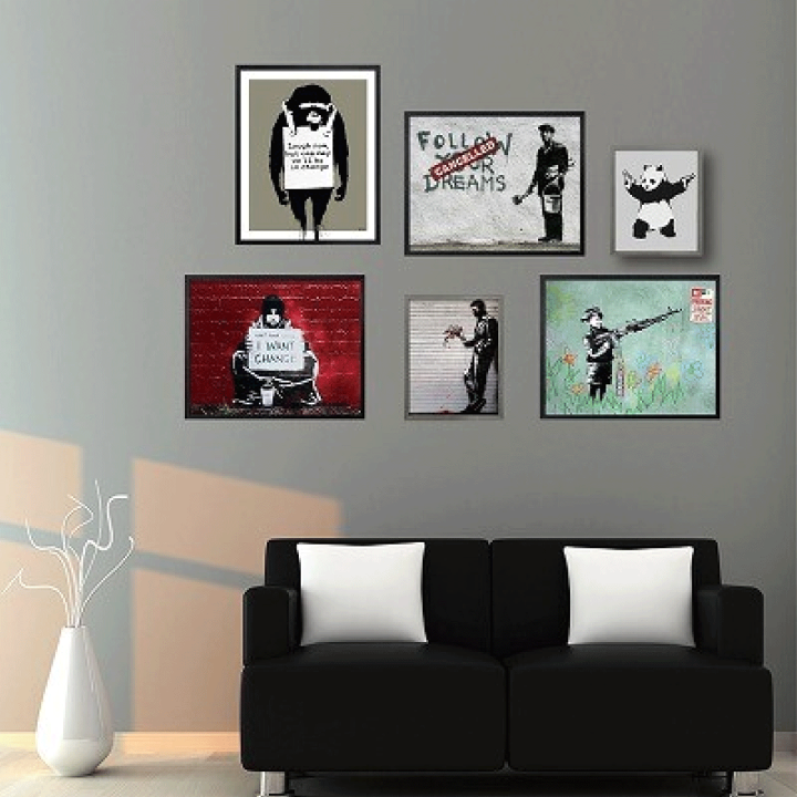 バンクシー アートフレーム (ノーパーキング) Banksy ポスター 有名作品 バンクシー アートフレーム (ノーパーキング) Banksy ポスター