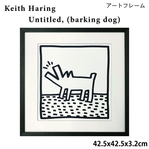 A[gt[ L[XEwO Keith Haring Untitled, (barking dog) 42.5x42.5x3.2cm ؐzt Xg[gA[g |bvA[g A[g|X^[ CeA   rO Ǌ| 